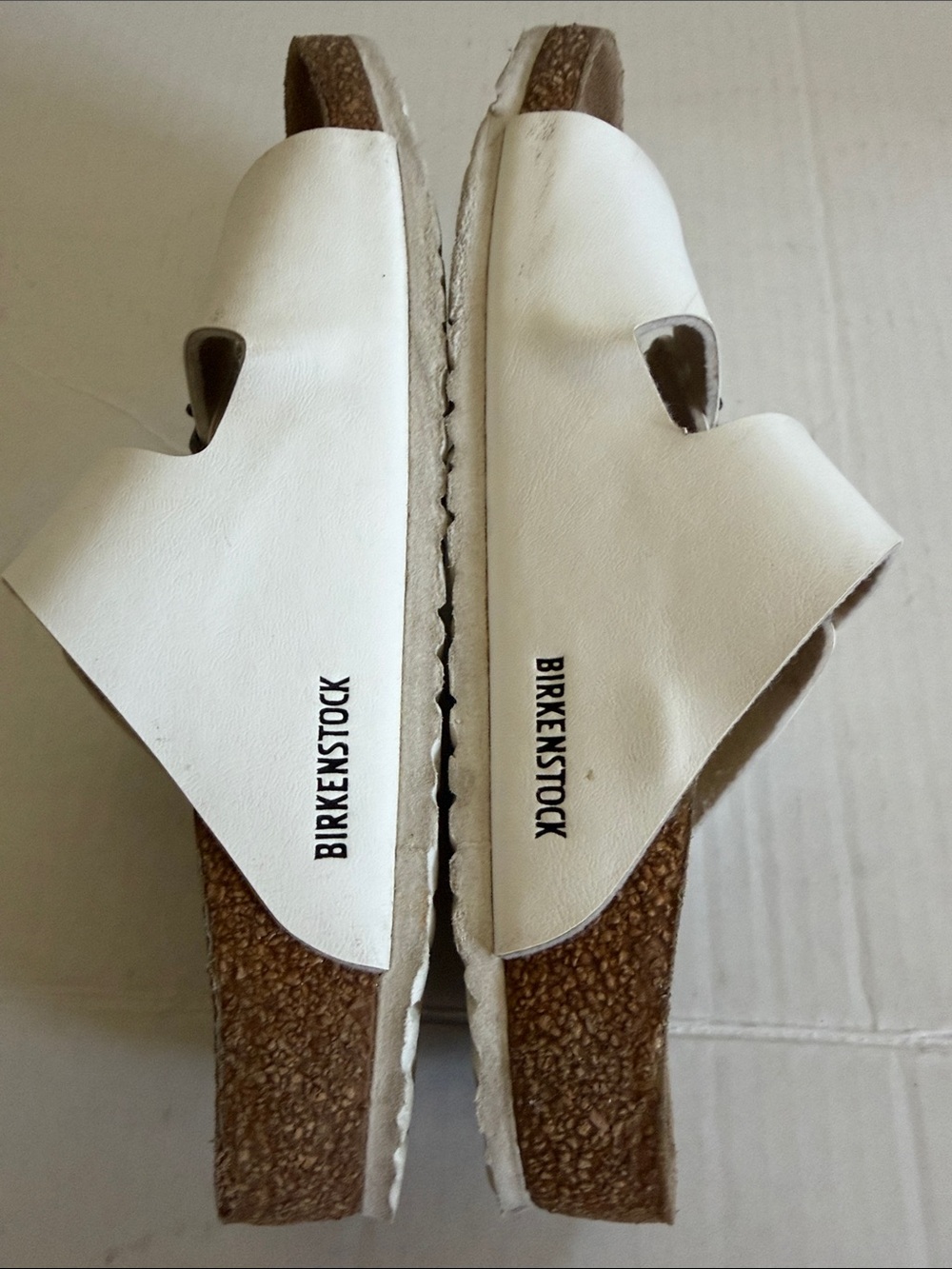 Birkenstocks Arizona White Sandals - Girls Size 34 - Picture 5 of 11